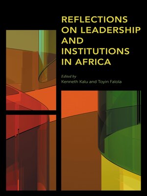 cover image of Reflections on Leadership and Institutions in Africa
